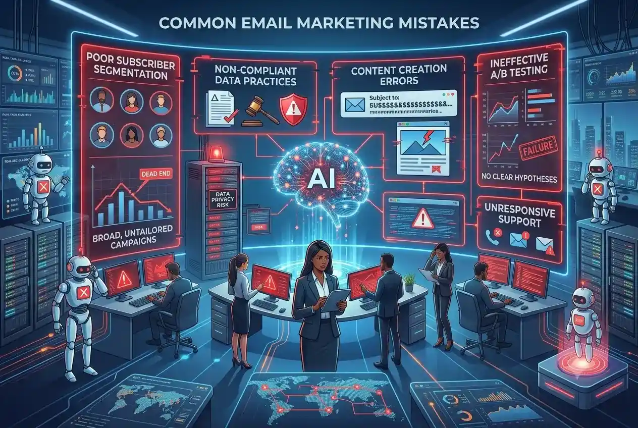 Common email marketing mistakes to avoid